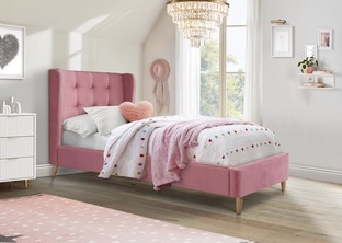ESTELLA 90 cm łóżko różowy
