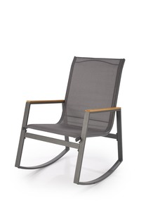 ZLATAN krzesło ogrodowe c.popiel / j.popiel