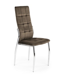 K416 krzesło brązowy velvet (1p=4szt)