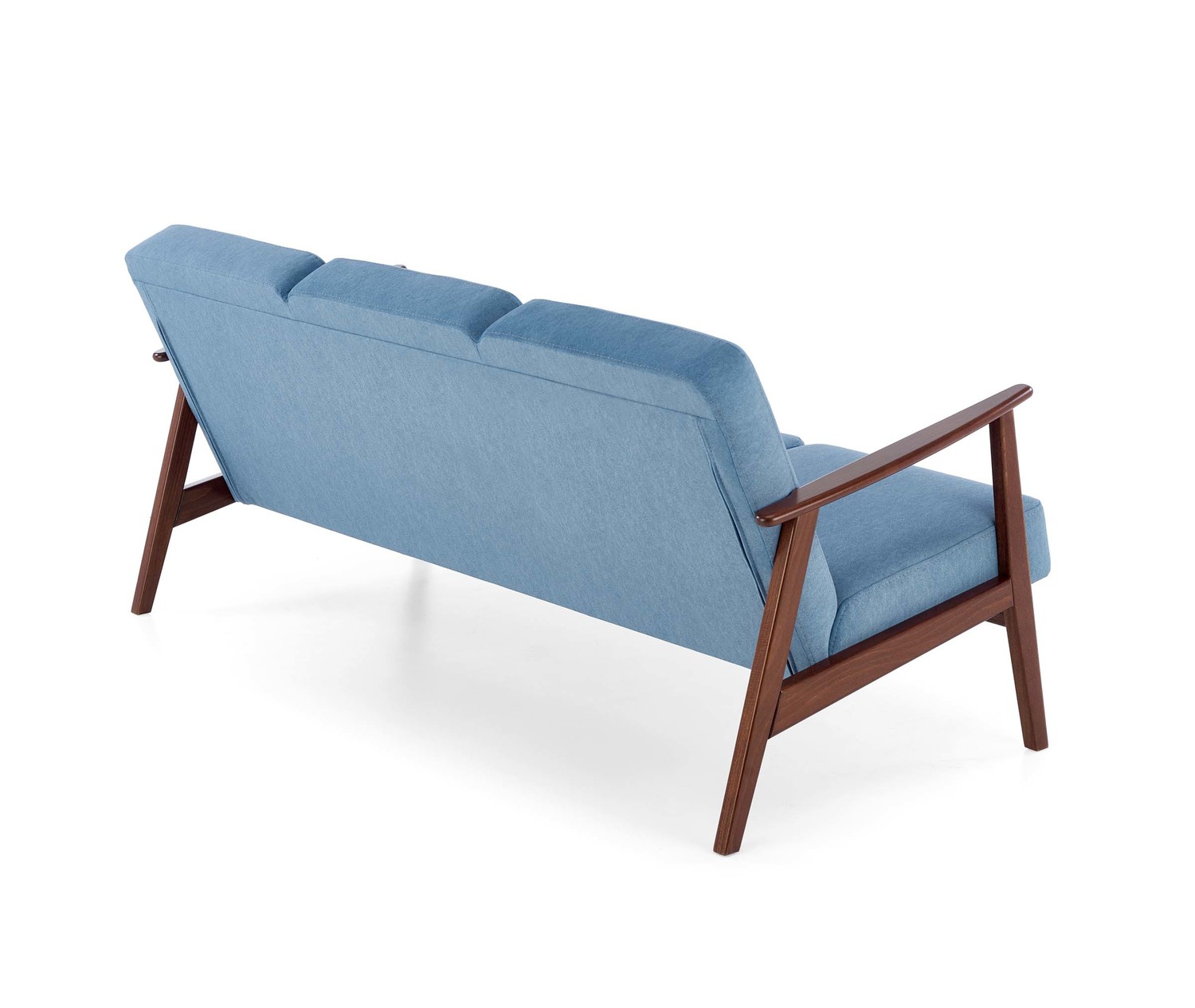 MILANO 3S sofa - niebieski tap. Castel 74 - HALMAR