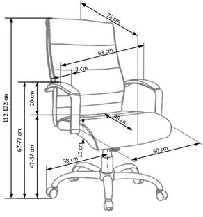 TEKSAS chair color: black