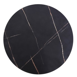 ANTICA c. table, black marble table top - black frame