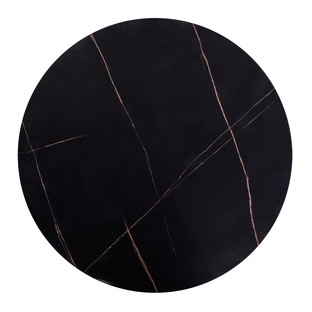 ANTICA c. table, black marble table top - black frame