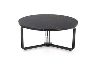 ANTICA c. table, black marble table top - black frame