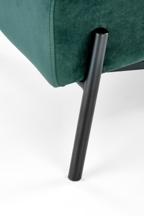 VICTUS fotel wypoczynkowy ciemny zielony/ czarny