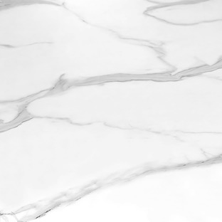VINCENZO table white marble, leg black/gold