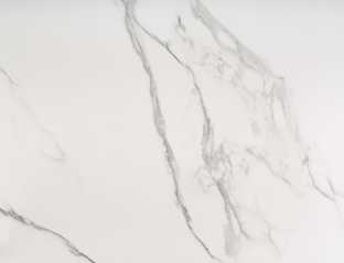 VIVALDI extension table white marble, leg white