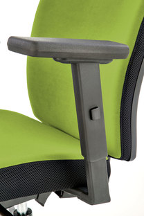 POP office chair, color: black / green