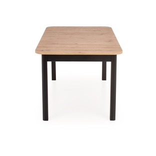 FLORIAN table artisan oak/black