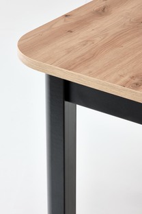 FLORIAN table artisan oak/black