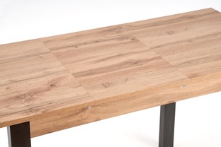 GINO table votan oak/black