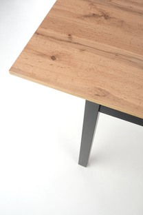 GREG table, color: wotan oak/black