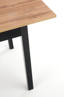 GREG table, color: wotan oak/black