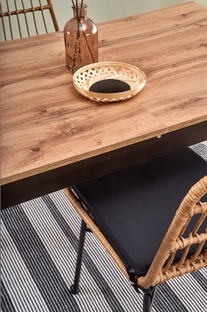 GREG table, color: wotan oak/black