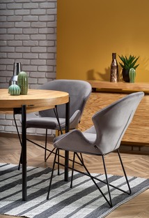 INFERNO extension table, color: natural oak / black