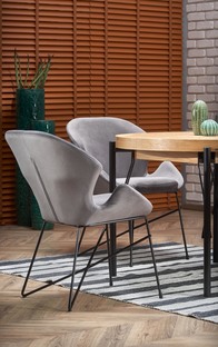 INFERNO extension table, color: natural oak / black