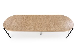 INFERNO extension table, color: natural oak / black
