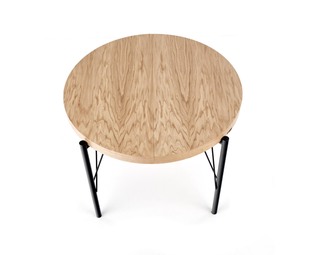 INFERNO extension table, color: natural oak / black