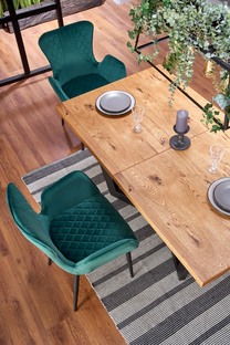 MASSIVE extension table, color: light oak / black