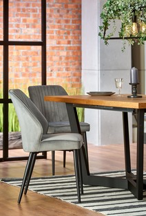 MASSIVE extension table, color: light oak / black