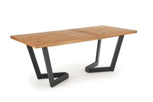 MASSIVE extension table, color: light oak / black