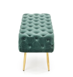 ATHENA bench color: dark green / gold