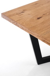 MASSIVE extension table, color: light oak / black