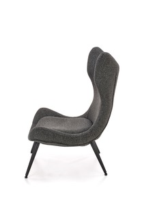 ATLANTIS leisure armchair dark grey/ black