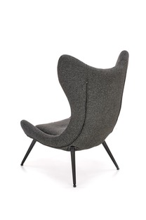 ATLANTIS leisure armchair dark grey/ black
