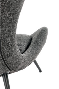 ATLANTIS leisure armchair dark grey/ black