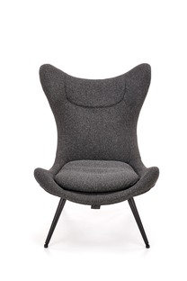 ATLANTIS leisure armchair dark grey/ black