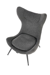ATLANTIS leisure armchair dark grey/ black
