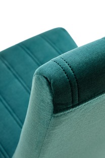 DIEGO 2 chair, color: quilted velvet Stripes - MONOLITH 37
