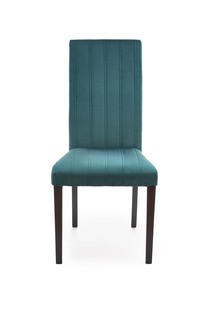 DIEGO 2 krzesło czarny / tap. velvet pikowany Pasy - MONOLITH 37 (ciemny zielony) (1p=2szt)