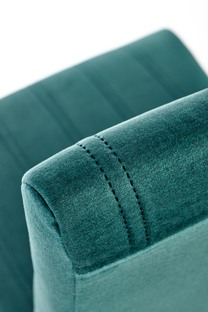 DIEGO 3 chair, color: quilted velvet Stripes - MONOLITH 37