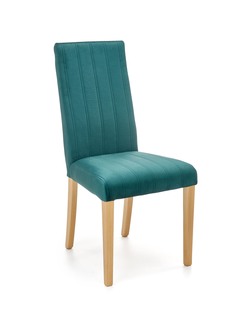 DIEGO 3 chair, color: quilted velvet Stripes - MONOLITH 37