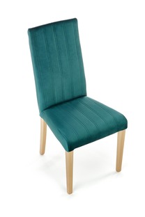 DIEGO 3 chair, color: quilted velvet Stripes - MONOLITH 37