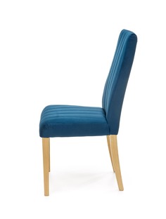 DIEGO 3 chair, color: quilted velvet Stripes - MONOLITH 77