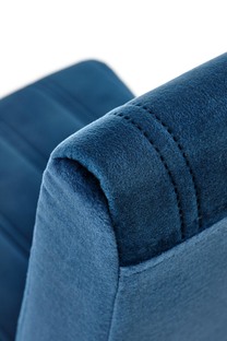 DIEGO 3 chair, color: quilted velvet Stripes - MONOLITH 77
