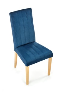 DIEGO 3 chair, color: quilted velvet Stripes - MONOLITH 77