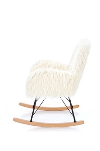 AUSTIN leisure armchair cream / black / natural