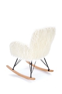 AUSTIN leisure armchair cream / black / natural