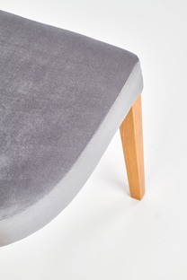 ROIS chair, color: honey oak / grey