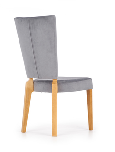 ROIS chair, color: honey oak / grey