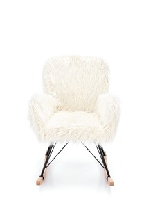 AUSTIN leisure armchair cream / black / natural