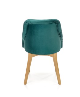 TOLEDO 2 chair, color: honey oak / MONOLITH 37