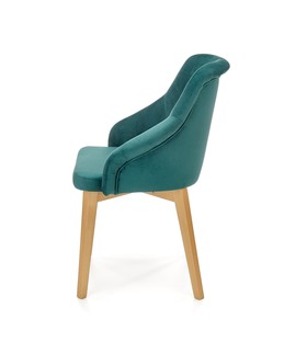 TOLEDO 2 chair, color: honey oak / MONOLITH 37