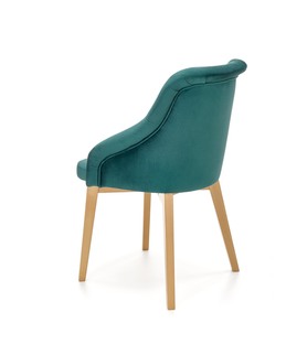 TOLEDO 2 chair, color: honey oak / MONOLITH 37