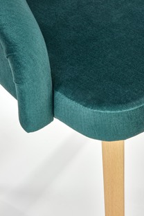 TOLEDO 2 chair, color: honey oak / MONOLITH 37