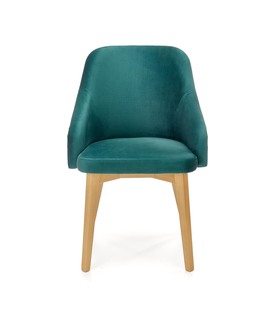 TOLEDO 2 chair, color: honey oak / MONOLITH 37